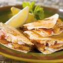 Idaho Yellow Finn and Lobster Quesadillas